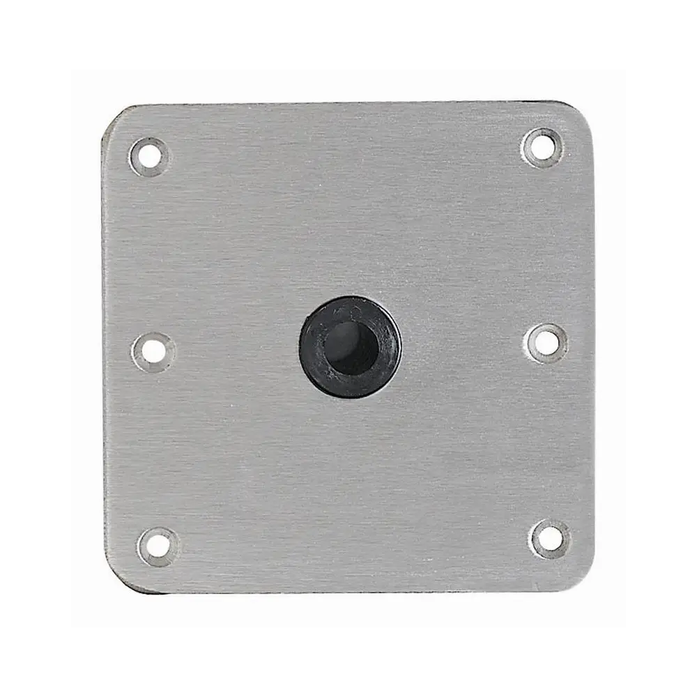 Boat Seat Pedestal Base Plate - Lock N Pin - Square - Non-Threaded - ATT67739
